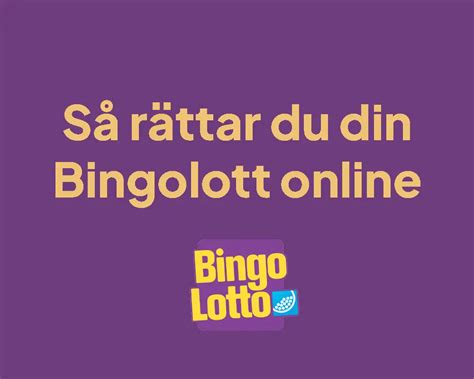 rätta bingolotto|Rätta bingolotto .